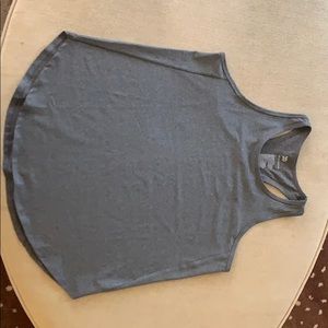Gray workout top Size M